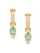 Aquamarine and Diamond Moondrops Main View