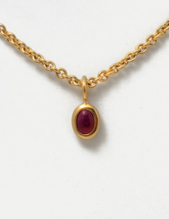 Ruby Polka Dot Pendant