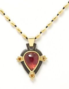 Andromeda Pendant with Rubellite Tourmaline