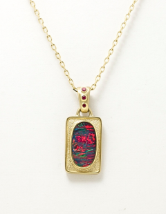 Ankh Opal Pendant