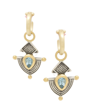Siren Anchors with Aquamarine