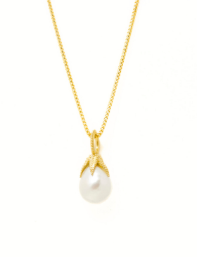 Starfish and Pearl Pendant