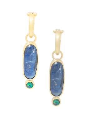 Kyanite and Opal Drops