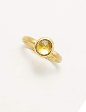 Yellow Sapphire Be Mine Ring