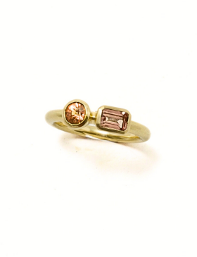 Pink Sapphire Empire Ring