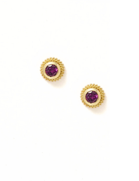 Malay Garnet Earrings