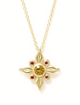 Golden Lotus Pendant