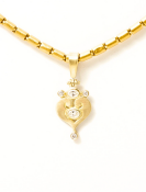 Bright Heart Diamond Pendant Main View