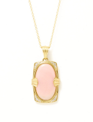  Chasca Pink Peruvian Opal Pendant Main View
