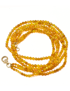 Triple Strand of Ethiopian Opals Necklace