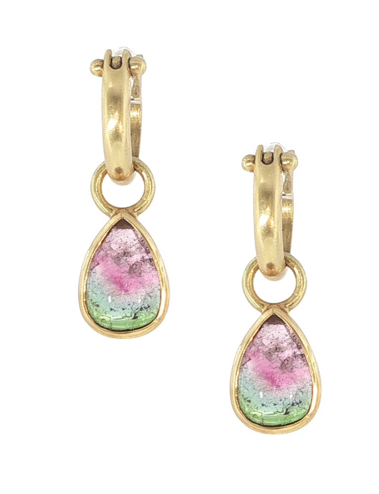 Watermelon Tourmaline Drops Watermelon Tourmaline Drops