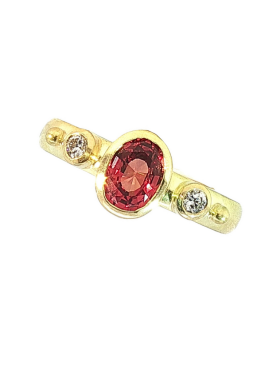 Ruby and Diamond Queen of Cups