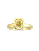 Fancy Yellow Diamond Be Mine Ring Main View