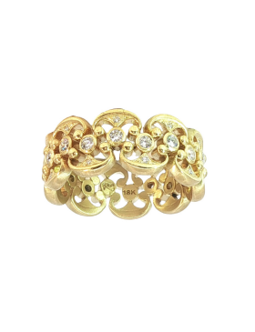 Baroque Diamond Band