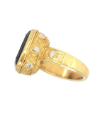 Gaia Black Diamond Ring Main View