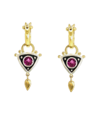 Mixed Metal Nissa Drops with Pink Tourmaline Main View