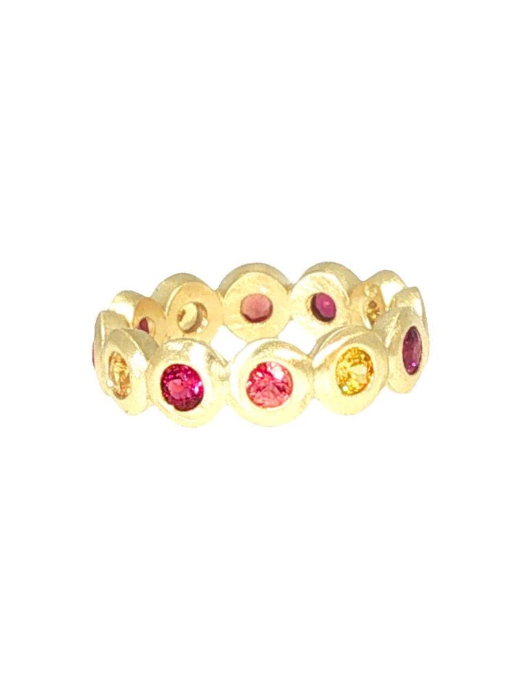 Sunset Multi-Stone Rhea Eternity Band Sunset Multi-Stone Rhea Eternity Band