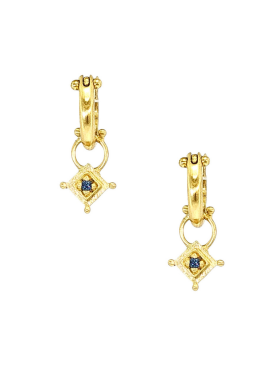 Nuevo Dew Drops with Blue Sapphires