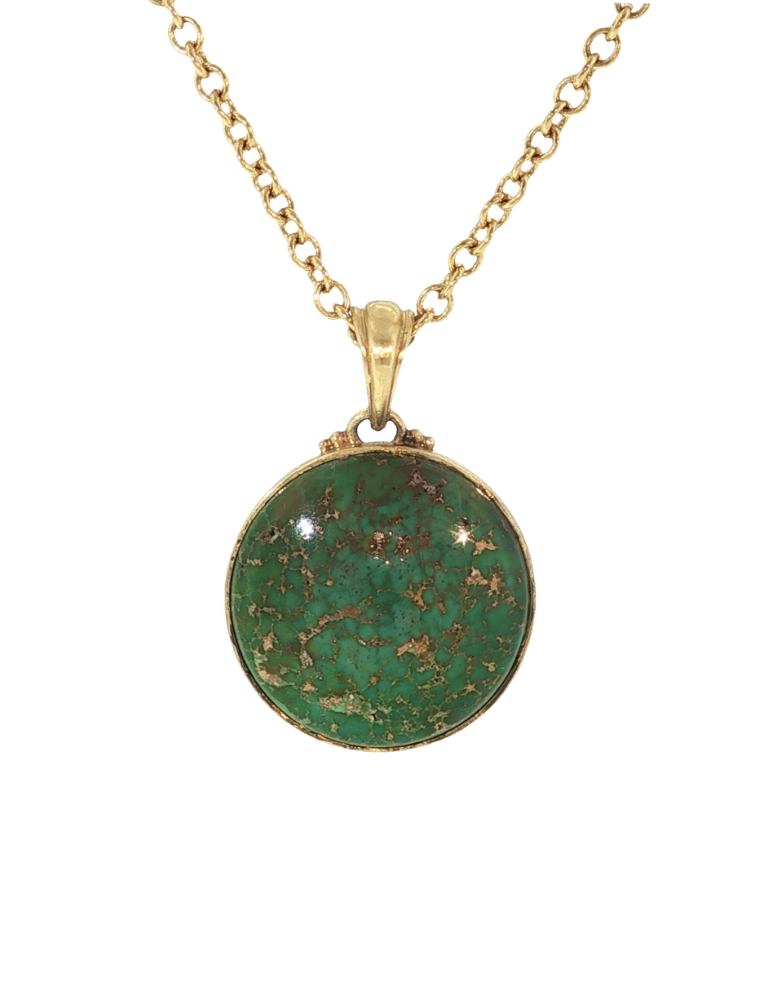 Catalina Turquoise Sunburst Pendant