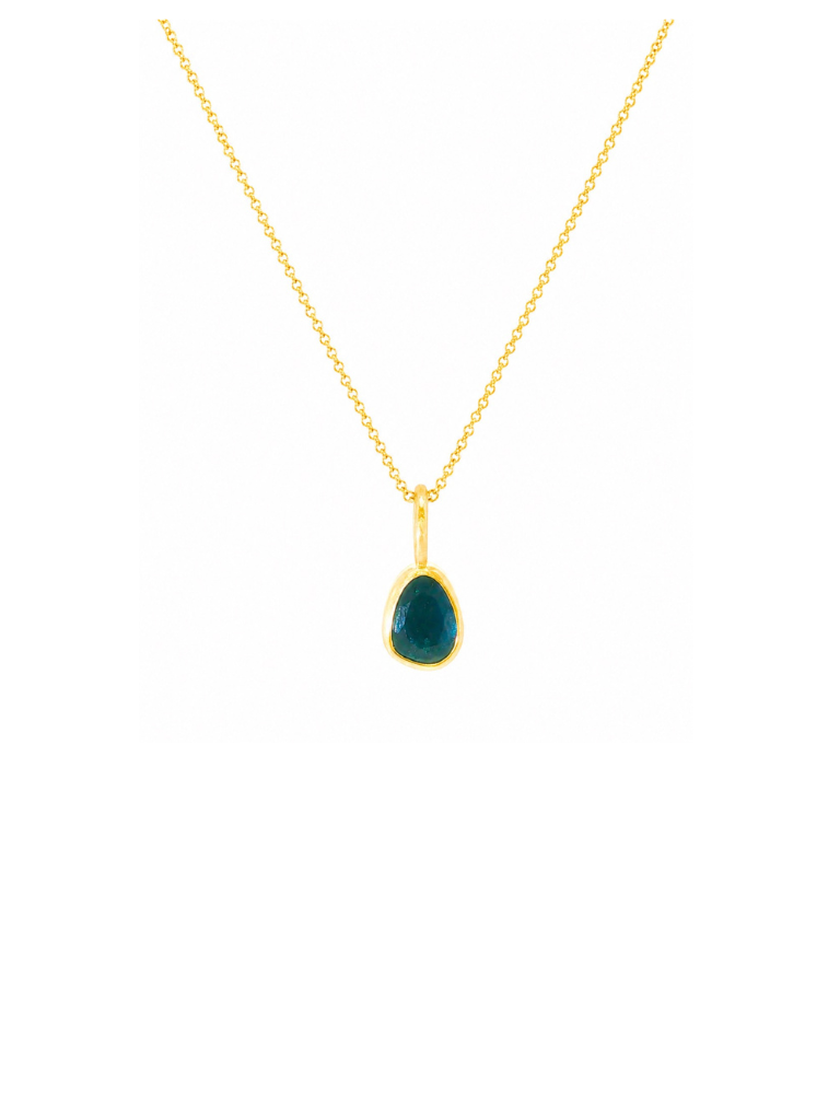 Deep Blue Sapphire Polka Dot Pendant Deep Blue Sapphire Polka Dot Pendant