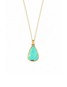 Turquoise Falcon Pendant Main View