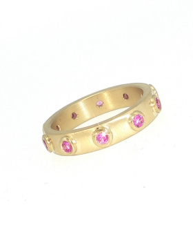 Pink Sapphire Artemis Band