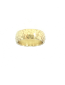 Medium Gold Peened Band Main View