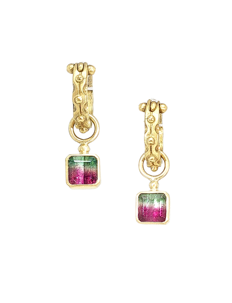 Tri-Color Tourmaline Drops Tri-Color Tourmaline Drops