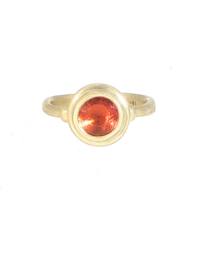 Orange Sapphire Bes Ring