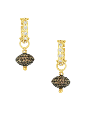 Pavé Diamond Saucer Drops