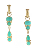 Tiered Turquoise and Diamond Drops Main View