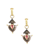 Siren Drops with Pink Tourmaline Main View