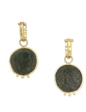 Ancient Bronze Coin Drops