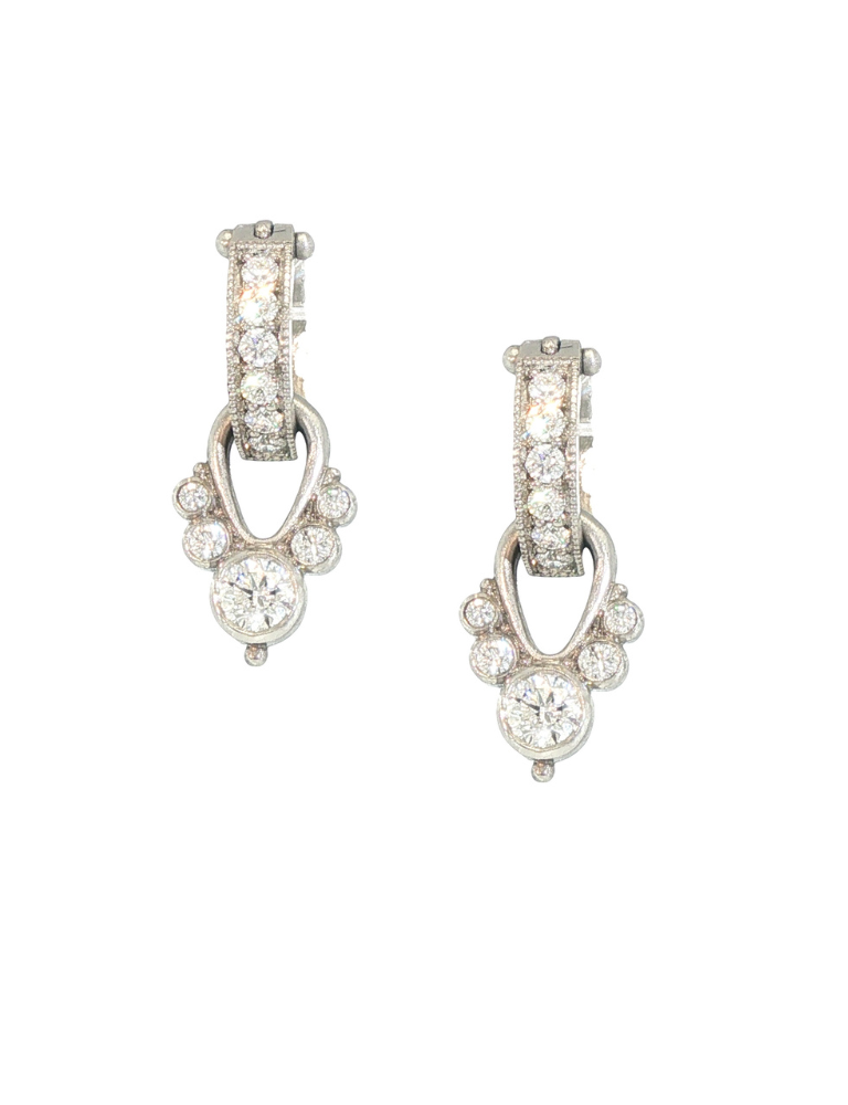 Platinum and Diamond Riviera Drops