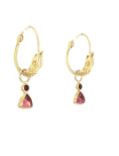 Pink Tourmaline Drops Main View