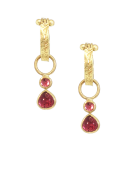 Pink Tourmaline Double Drops Main View