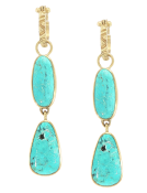 Two Tiered Turquoise Drops Main View