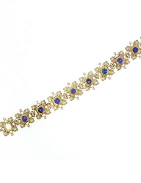 Sapphire and Diamond Bracelet