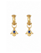 Angelfish Drops with Blue Sapphires Main View