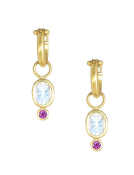 Moon Drops with Moonstones and Sapphires Main View