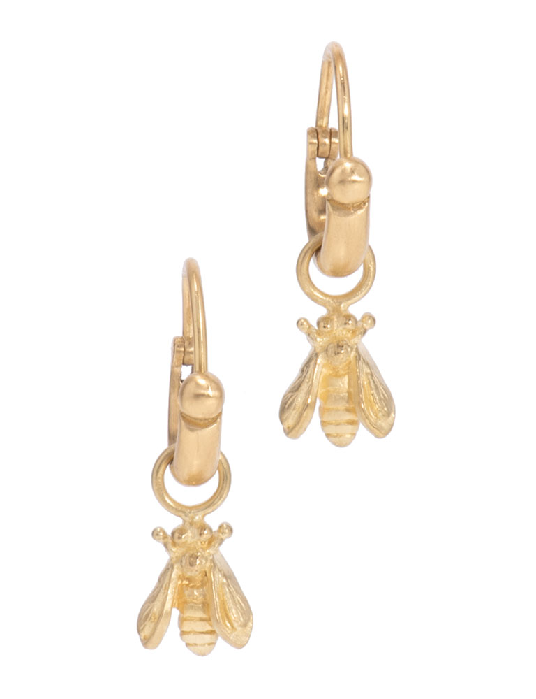 Honeybee Drop Earrings, Rare Wonders