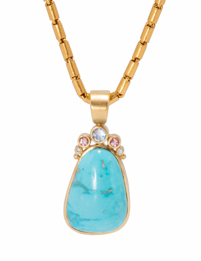 Altocumulous Candelaria Turquoise Pendant Altocumulous Candelaria Turquoise Pendant