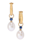 Pearl and Sapphire Drops Main View