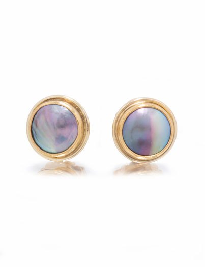 Sea of Cortez Mabe Pearl Studs Sea of Cortez Mabe Pearl Studs
