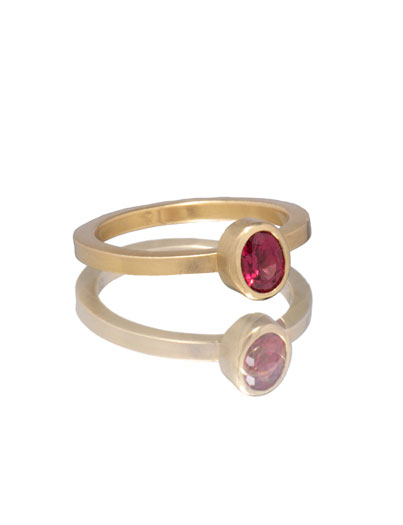 Oval Red Spinel Be Mine Ring Oval Red Spinel Be Mine Ring
