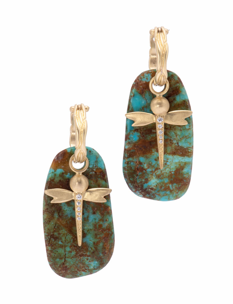 Large Turquoise Slices