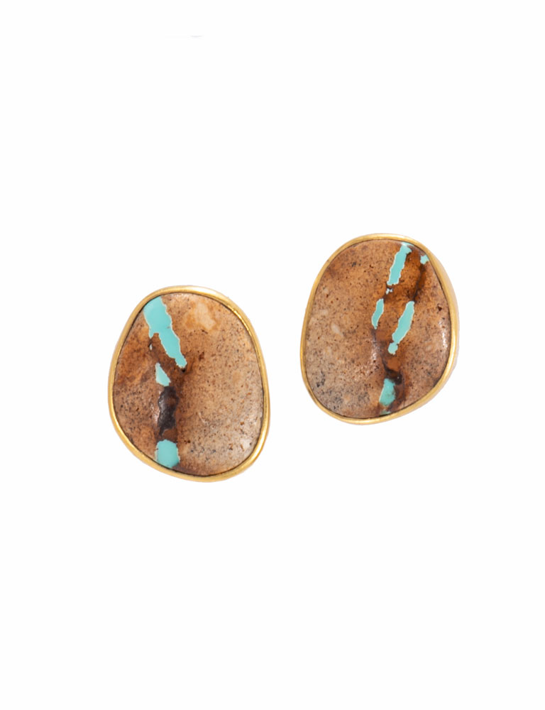 Boulder Turquoise Studs Boulder Turquoise Studs