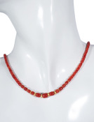 Coral Bead Necklace View 2