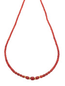 Coral Bead Necklace View 1