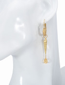 Split Shell Citrine Drops View 2